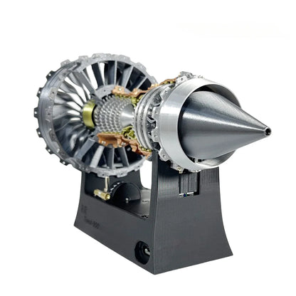 New 25cm TR 900 Turbofan Engine Model Aviation Aircraft Engine Power Turbine Super Cool Metal Small Toy Collectible Gift