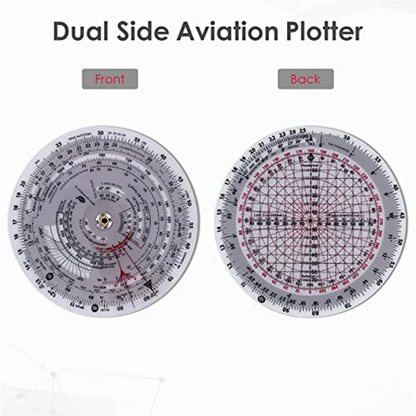 Computadora de vuelo E6B-R Plotter de aviación Regla de cálculo circular utilizada en entrenamiento de vuelo de aviación