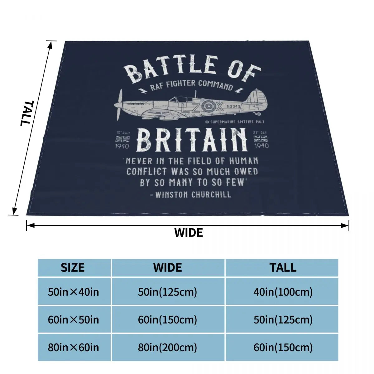 Sofa Fleece Battle Of Britain Throw Blanket Flannel Supermarine Fighter Pilot Aircraft Airplane Blankets for Car Sofa Quilt