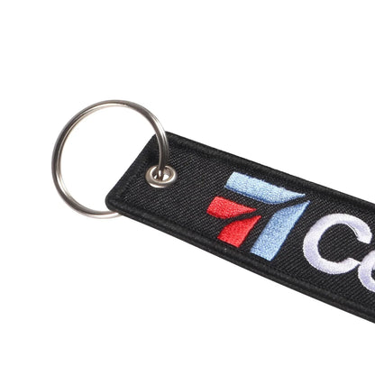 Cessna Keychains Embroidery Jewelry Key Tag Label Fashion Keyrings Remove Before Flight Pilot Key Chain for Aviation Gifts