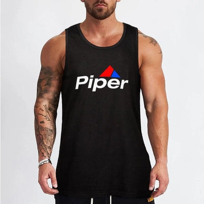 Piper Aircraft Tank Top vest for men sports suits mens gym clothes