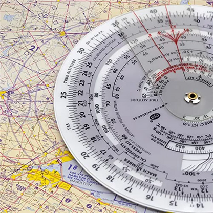 Computadora de vuelo E6B-R Plotter de aviación Regla de cálculo circular utilizada en entrenamiento de vuelo de aviación