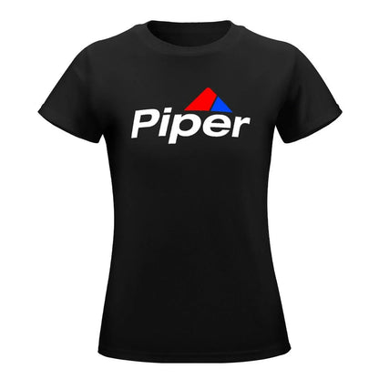 Piper Aircraft T-Shirt sweat summer top cropped t shirts for Women