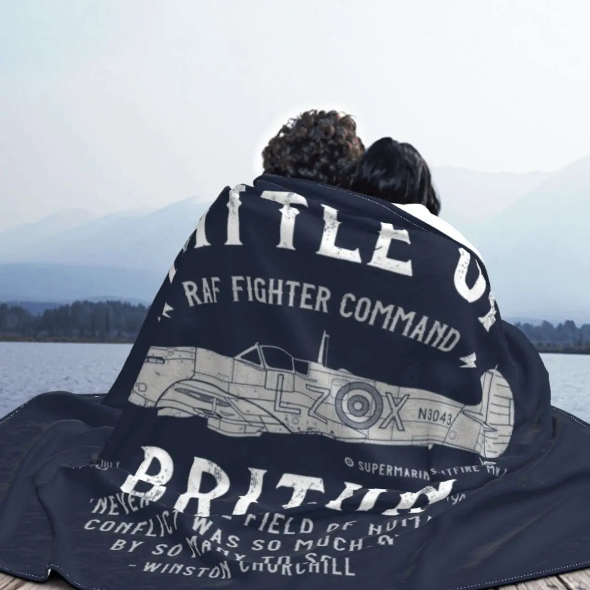 Sofa Fleece Battle Of Britain Throw Blanket Flannel Supermarine Fighter Pilot Aircraft Airplane Blankets for Car Sofa Quilt