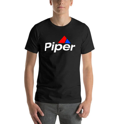 Piper Aircraft T-Shirt vintage plus size tops mens designer clothes