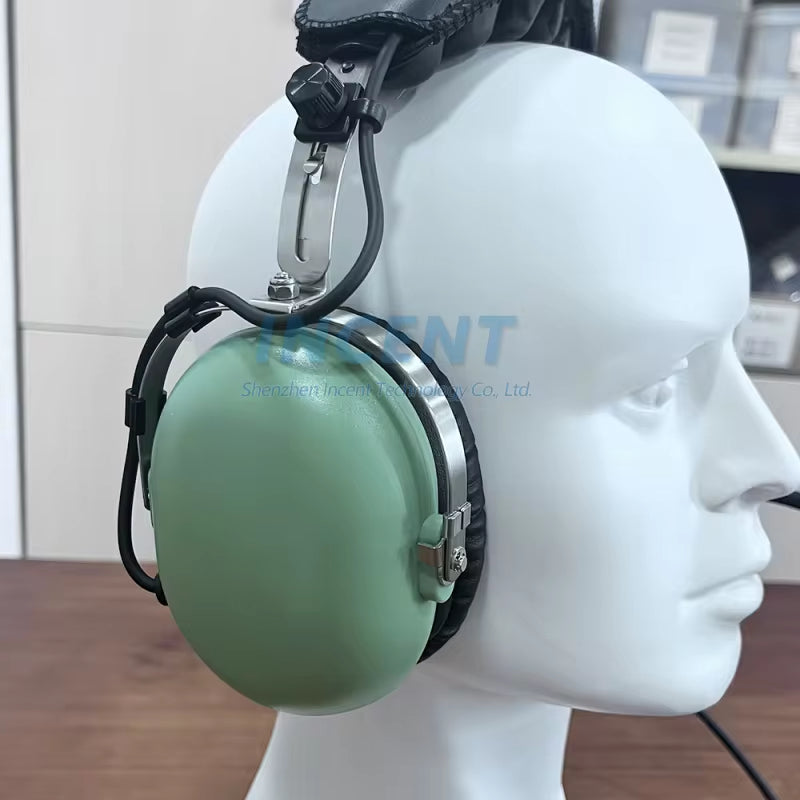 VOIONAIR ANR Aviation Headset Pilot Headset Green Color with Great ANR Active Noise Reduction Effect Blue-Tooth