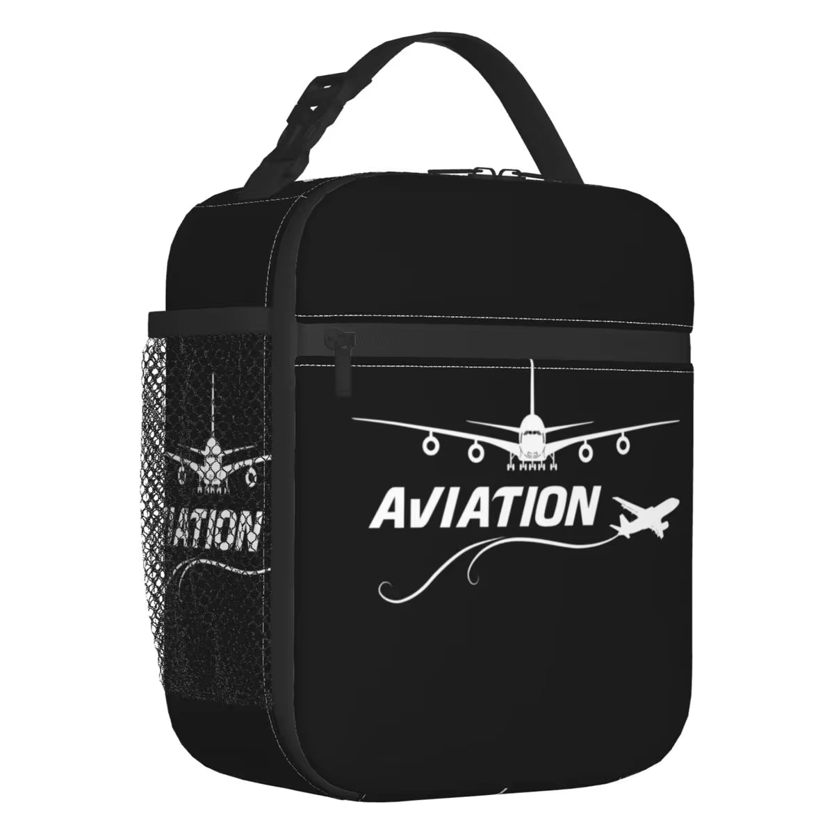 Supermarine Spitfire Insulated Lunch Bag Fighter Pilot Aircraft Airplane Plane Cooler Thermal Bento Box Kids School Children